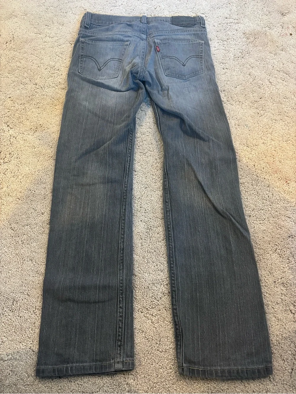 Levi's Men's Light Gray Skinny Jeans 511 27x27 Classic Five Pocket